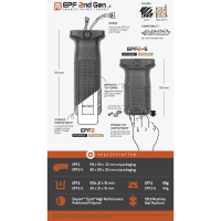 PTS Syndicate EPF2-S Short Vertical Foregrip Dark Earth