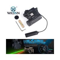WADSN PEQ-15 LA-5C UHP Red/Green Laser/Torch PEQ Unit - Black