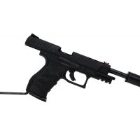 Walther PPQ 0.22LR Long Barrel Pistol Suppressed with Drilled Barrel