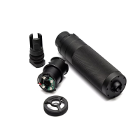 PTS Syndicate Dead Air Sierra 5 Mock Suppressor - Tracer Version - Black