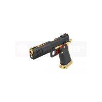 Armorer Works Custom Hi-Capa GBBP - Black Slide / Gold Barrel Full Auto