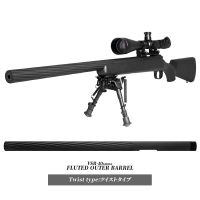 Laylax PSS Fluted Outer Barrel for VSR-10 Series - Twist Type