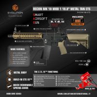 Evolution Recon MK18 Mod 1 10.8" ETS - Dark Earth