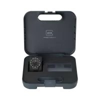 Glock Precision Tritium / Black Steel Case / Black Silicone Strap Watch GW-15-3-22