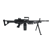 A&K Cybergun M249 Mk1 AEG Support Gun - Black