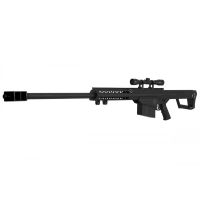 Lancer Tactical LT-20 M82 Spring Sniper Rifle with 4x40 Scope - Black