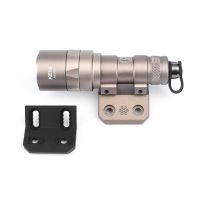 WADSN M-Lok & Keymod Mini Offset Flashlight Base for M300 & M600 - Black