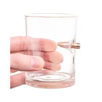 Lucky Shot .308 Real Bullet Handmade Whisky Glass