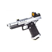 Vorsk HI-CAPA 4.3 GBB Pistol - Black/Chrome with BDS