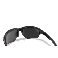 Wiley X WX JAKL Captivate Black Mirror Lens / Matte Black/Red Frame - American Sniper Signature Series)