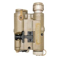 SomoGear PEQ-15 FP Airsoft Aiming Red Laser IR Illuminator - Tan