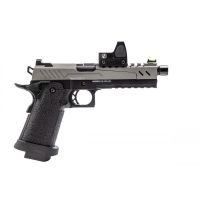 Vorsk HI CAPA 5.1 Split Grey Slide / Black Frame GBB Pistol with BDS