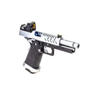 Vorsk HI-CAPA 4.3 GBB Pistol - Black/Chrome with BDS