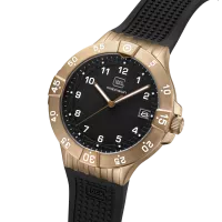 Glock Precision Coyote Steel Case / Black Silicone Strap Watch GW-15-7-22