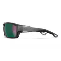 Wiley X ALPINE Captivate Polarised Green Mirror Lens / Matte Translucent Black Frame