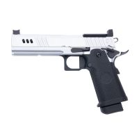 RWA Nighthawk Custom BDS9 Airsoft GBB Pistol - Silver