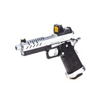 Vorsk HI-CAPA 4.3 GBB Pistol - Black/Chrome with BDS