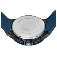 Glock Precision Limited Edition Black Steel Case / Blue Silicone Strap Watch GW-27-2-24