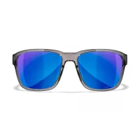 Wiley X TREK Captivate Polarised Blue Mirror Lens / Gloss Crystal Dark Grey Frame
