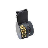 X Mag Type 100 Rounds GBB Gas Drum Magazine For GHK M4 Series