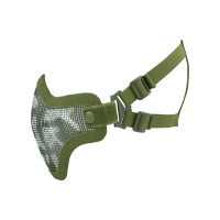 Viper Tactical Mesh Lower Face Protection Mask - Green Skull