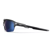 Wiley X WX JAKL Captivate Polarised Blue Mirror Lens / Gloss Crystal Grey Frame
