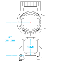 Scalarworks LEAP/05 Trijicon MRO Mount - 1.93" Height