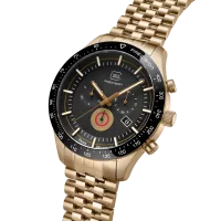 Glock Precision Coyote Steel Case / Coyote Link Strap Watch GW-35-2-22