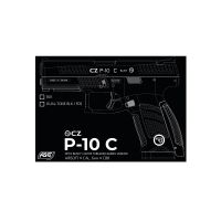 CZ P10-C CO2 Blowback Pistol - Threaded Barrel - Dualtone - Black/FDE