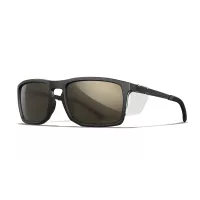 Wiley X WX AXE Captivate Polarised Tungsten Lens / Matte Black Frame