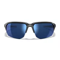 Wiley X WX JAKL Captivate Polarised Blue Mirror Lens / Gloss Crystal Grey Frame