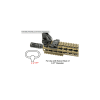 UTG Low-Pro Picatinny-mount Angled QD Sling Swivel Adaptor
