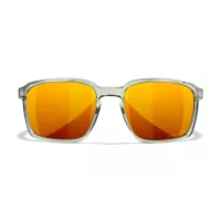 Wiley X ALFA Captivate Bronze Mirror lens, Gloss Crystal frame