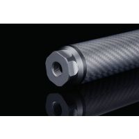 Carbon Dummy Suppressor - Medium, 14mm CCW