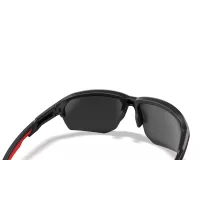 Wiley X WX JAKL Captivate Black Mirror Lens / Matte Black/Red Frame - American Sniper Signature Series)