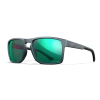 WX FOUNDER Captivate Polarised Green Mirror Lens / Matte Graphite Frame