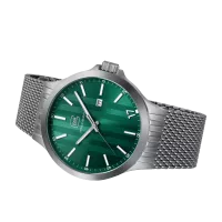 Glock Precision Silver Steel Case / Silver Mesh Strap Watch GW-12-3-24