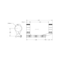 Aero Precision Ultralight 30mm Scope Mount Standard - FDE Cerakote