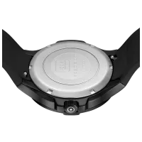 Glock Precision Tritium / Black Steel Case / Black Silicone Strap Watch GW-15-3-22