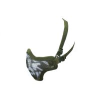 Nuprol Mesh Lower Face Shield - Skull Green