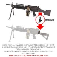 Laylax Tokyo Marui Mk46 Mod.0 Stock Base (Buffer Tube Adapter)