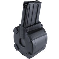 Nuprol M4 LP-Drum Magazine for Tokyo Marui NGRS Series AEG - 1200 Round Auto Wind
