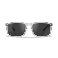 Wiley X WX AXE Captivate Grey Lens / Gloss Crystal Clear Frame
