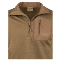 Technical Mid Layer Fleece Top - Coyote