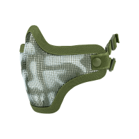 Viper Tactical Mesh Lower Face Protection Mask - Green Skull