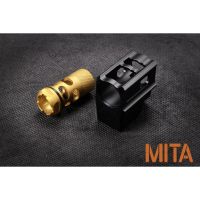 M.I.T. Airsoft T-Style Comp 14mm CCW - Black/Gold