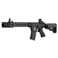 Lancer Tactical LT-25 M4 SPR Interceptor Polymer Combo AEG - Black