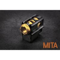 M.I.T. Airsoft T-Style Comp 14mm CCW - Black/Gold