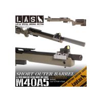 Laylax LAS Short Outer Barrel for Tokyo Marui M40A5