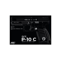 CZ P10-C CO2 Blowback Pistol - Dualtone - Black/FDE